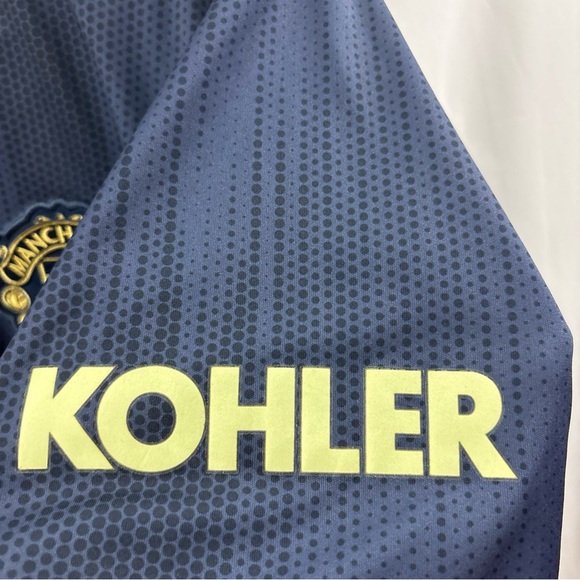2018/2019 Manchester United Third 3rd Shirt Chevrolet L Navy Blue Futbol Jersey - Picture 6 of 7